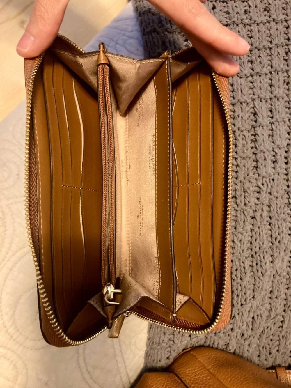 Kate Spade Chelsea Medium Backpack, Leila Large Continental Wallet, Wristlet